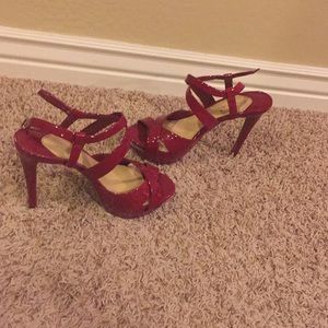 Red high heels